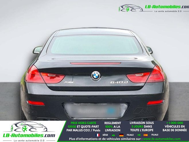 BMW Serie 6 640d 313 ch Noir M�tallique de 2017