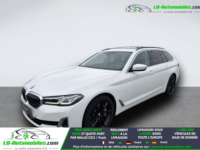 BMW Serie 5 530i 252 ch BVA Blanc de 2021