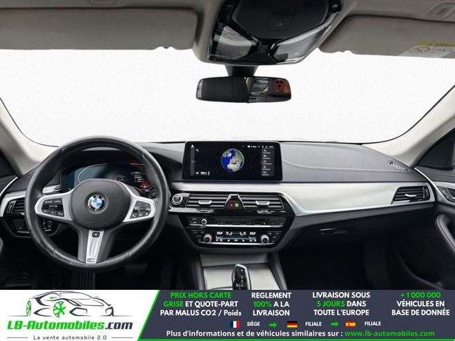 BMW Serie 5 530i 252 ch BVA Blanc de 2021