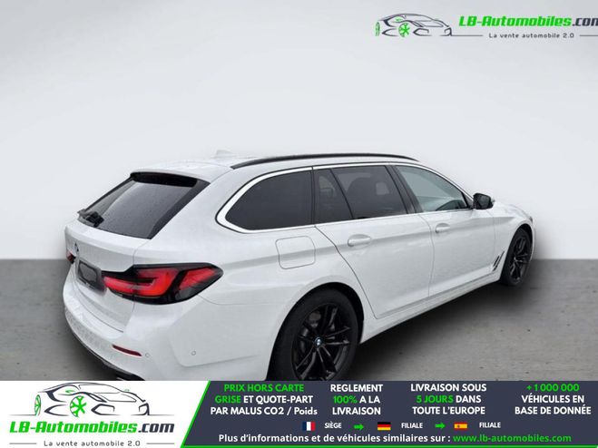 BMW Serie 5 530i 252 ch BVA Blanc de 2021