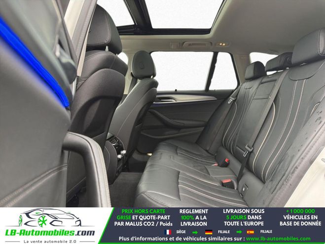 BMW Serie 5 530i 252 ch BVA Blanc de 2021