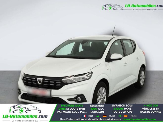 Dacia Sandero SCe 65 Blanc M�tallique de 2021