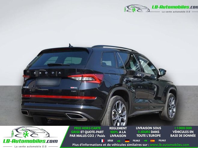 Skoda Kodiaq 2.0 Bi-TDI 240 BVA 4x4 5pl Noir M�tallique de 2019
