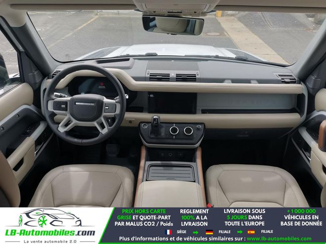 Land rover Defender 90 P400 MHEV BVA Blanc M�tallique de 2021