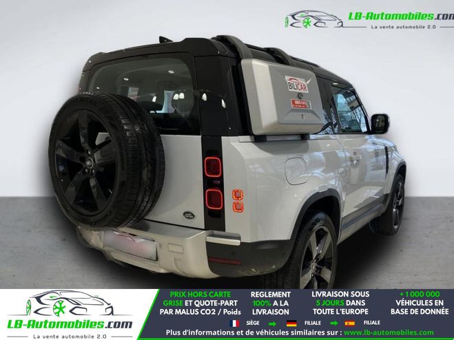 Land rover Defender 90 P400 MHEV BVA Blanc M�tallique de 2021