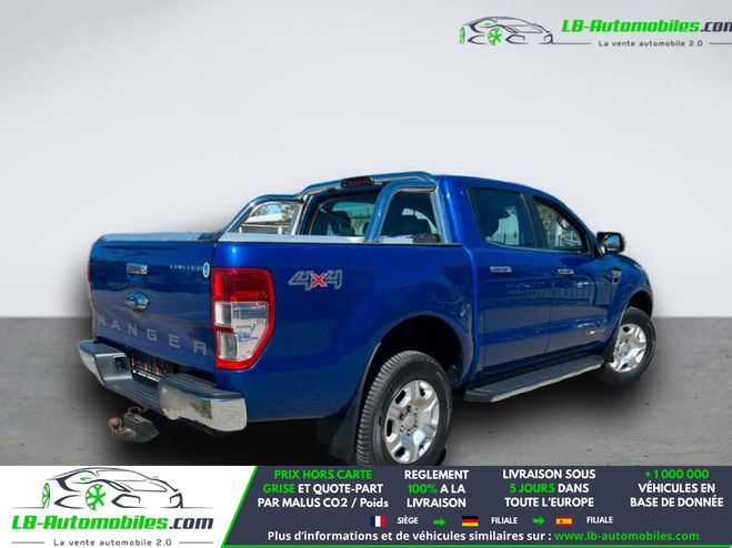 Ford Ranger 3.2 TDCi 200 BVA DOUBLE CABINE Bleu M�tallique de 2016