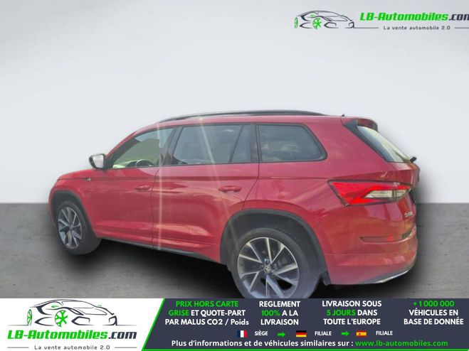 Skoda Kodiaq 2.0 TDI 190 BVA 4x4 5pl Rouge M�tallique de 2018