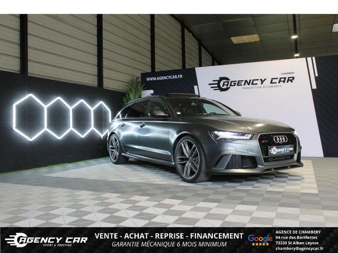 Audi RS6 Quattro 4.0i V8 TFSI - 605 Performance - GRIS FONCE de 2017