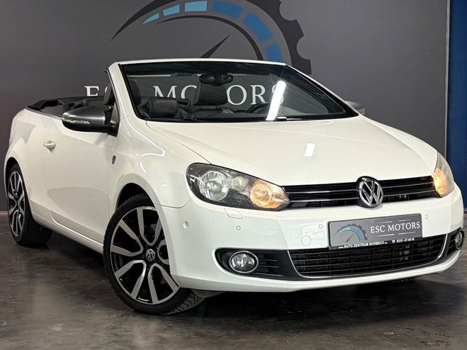 Volkswagen Golf VI Cabriolet Carat Edition Blanc de 2014