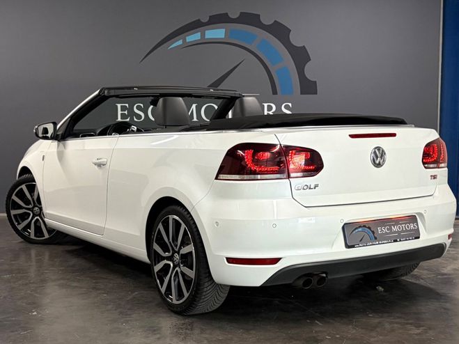 Volkswagen Golf VI Cabriolet Carat Edition Blanc de 2014