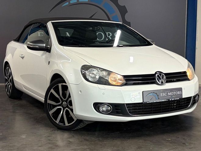 Volkswagen Golf VI Cabriolet Carat Edition Blanc de 2014