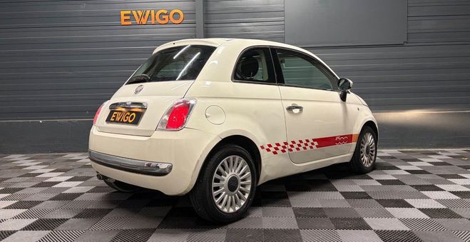 Fiat 500 1.2 70 ch kit distribution faite toit pa Blanc de 2009