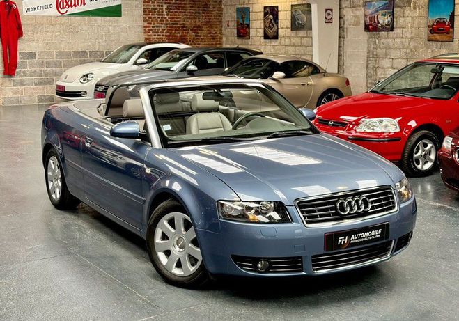 Audi A4 Cabriolet 1.8L Turbo 163 ch Audio Bose,  Bleu de 2004