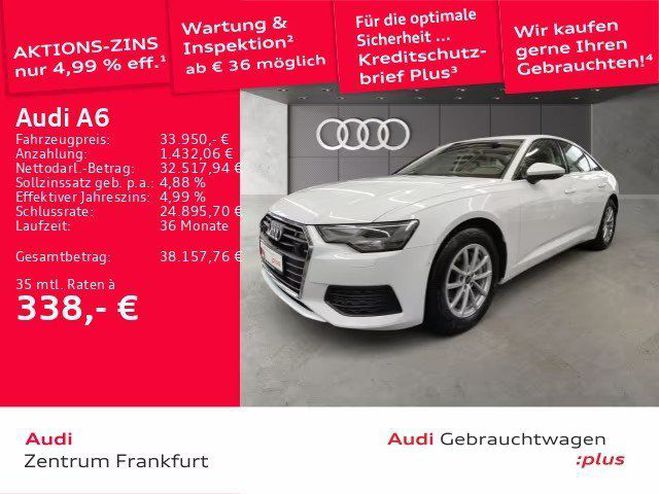 Audi A6 45 TFSI S tronic LED Navi DAB PDC Sitzhe Noir de 