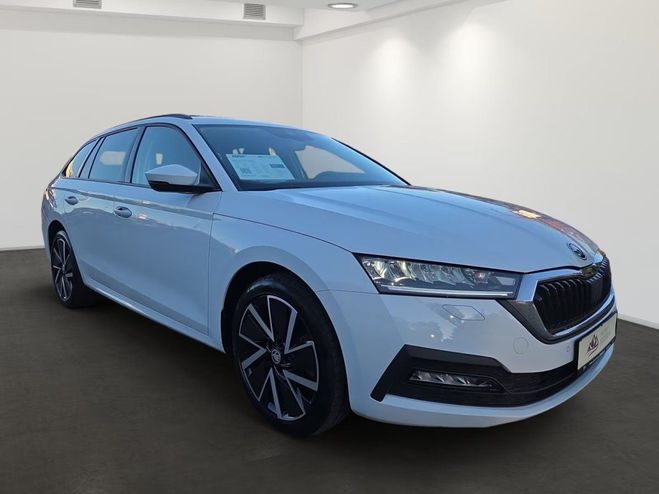 Skoda Octavia Combi CLEVER iV 204PS PHEV DSG MASSAGE+K Blanc M�tallique de 