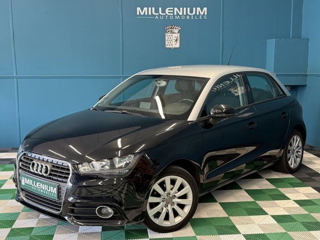 Audi A1 Sportback 1.6 TDI 90CH FAP AMBIENTE Noir de 2013