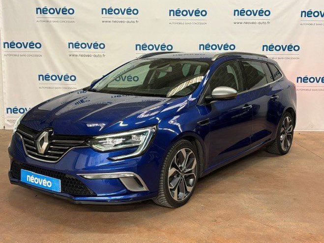 Renault Megane IV ESTATE 1.5 DCI 110CH ENERGY GT LINE E Bleu de 2017