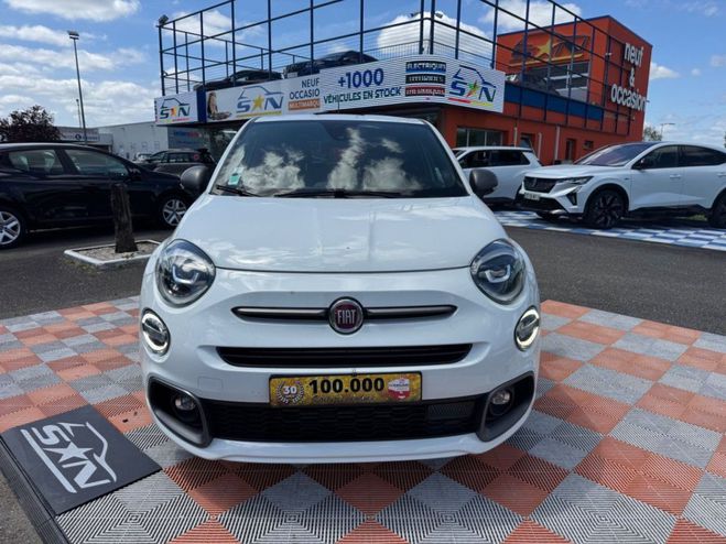 Fiat 500X X 1.6 MJET 120 DCT SPORT JA19 GPS FULL L Blanc de 2020