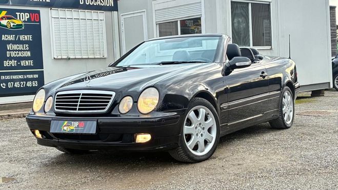 Mercedes Classe CLK 230 KOMPRESSOR CABRIOLET AVANTGARDE Noir M�tallis� de 2001