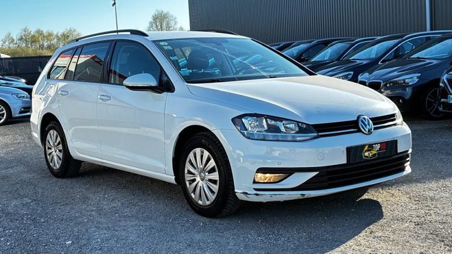 Volkswagen Golf VII 1.6 TDI 115ch FAP BlueMotion Technol Blanc M�tallis� de 2018