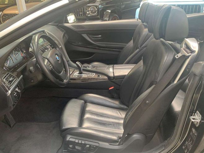 BMW Serie 6 640 640d Cab 313ch xDrive Exclusive / Ab Noir de 2014