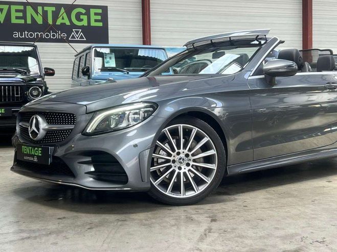 Mercedes Classe C 220 Cabriolet d 9G-Tronic AMG Line Gris de 2021