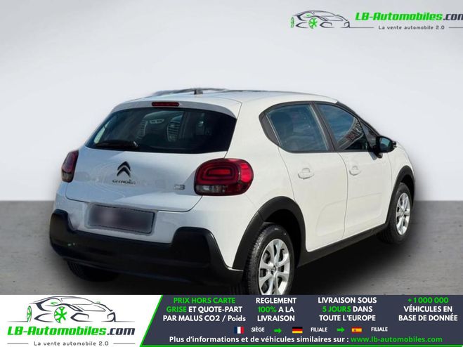 Citroen C3 PureTech 83 BVM Blanc de 2020