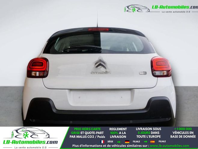 Citroen C3 PURE TECH 82 BVM Blanc de 2017