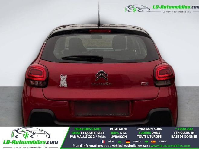 Citroen C3 PURE TECH 82 BVM Rouge M�tallique de 2020