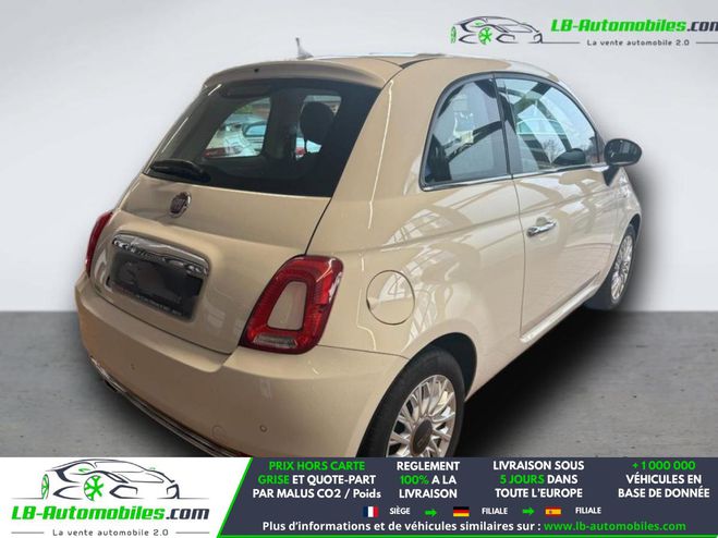 Fiat 500 1.2 8V 69 ch BVM Blanc de 2015