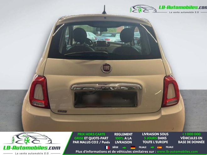 Fiat 500 1.2 8V 69 ch BVM Blanc de 2015