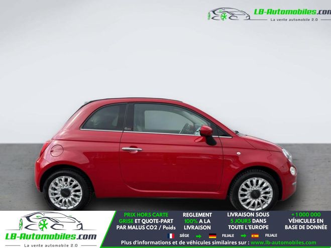 Fiat 500 1.2 69 ch BVM Rouge M�tallique de 2017