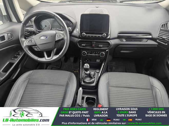 Ford Ecosport 1.0 EcoBoost 125ch BVM Blanc M�tallique de 2018