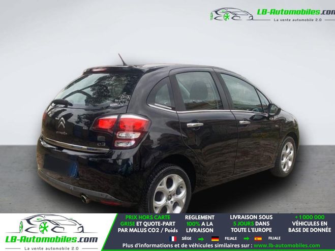 Citroen C3 PureTech 82 BVM Noir M�tallique de 2015
