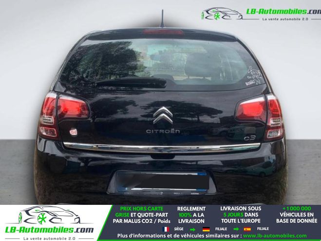 Citroen C3 PureTech 82 BVM Noir M�tallique de 2015