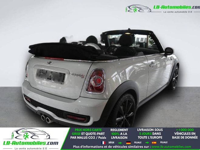 Mini Cabrio 184 ch BVM Blanc M�tallique de 2012