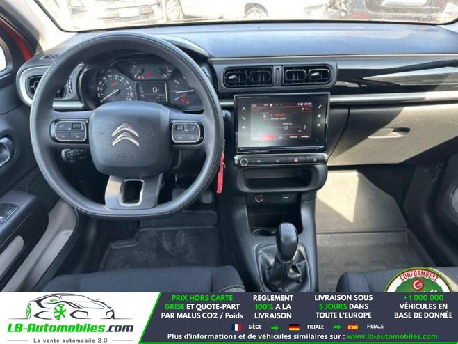 Citroen C3 PURE TECH 82 BVM Rouge M�tallique de 2020