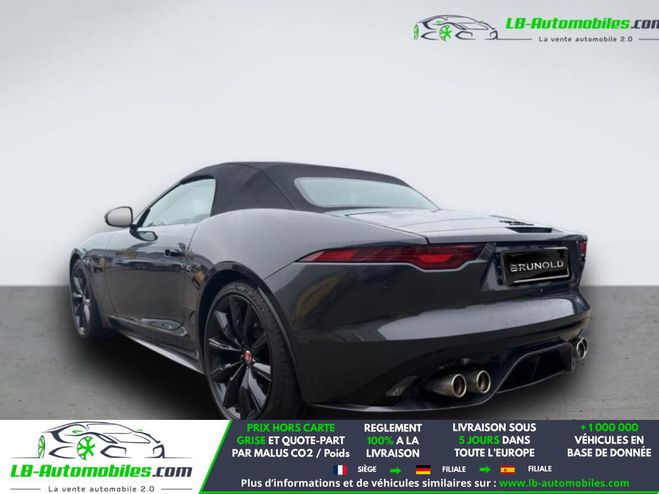 Jaguar F-Type Cabriolet V8 5L  575 ch BVA AWD Gris M�tallique de 2020