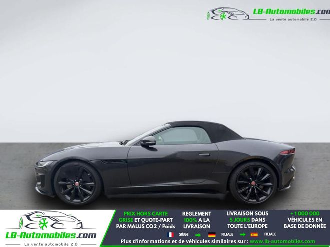 Jaguar F-Type Cabriolet V8 5L  575 ch BVA AWD Gris M�tallique de 2020