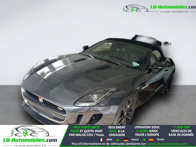 Jaguar F-Type Cabriolet V6 S 3.0 380 BVA Gris M�tallique de 2015
