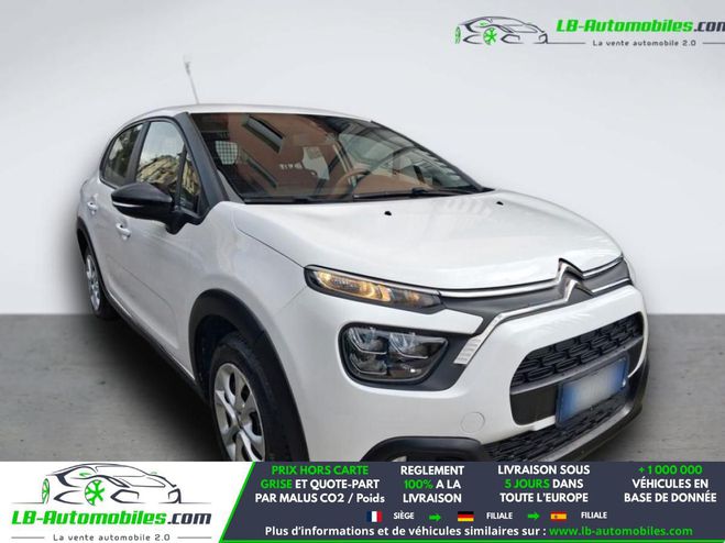Citroen C3 BLUEHDI 100 BVM Blanc de 2020