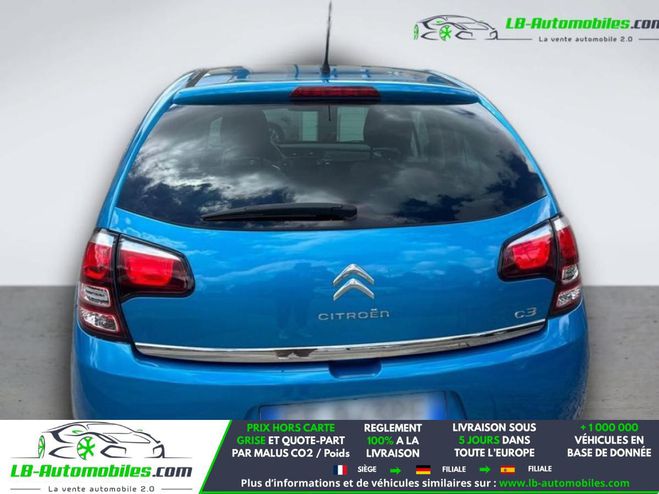 Citroen C3 PureTech 82 BVM Bleu de 2016