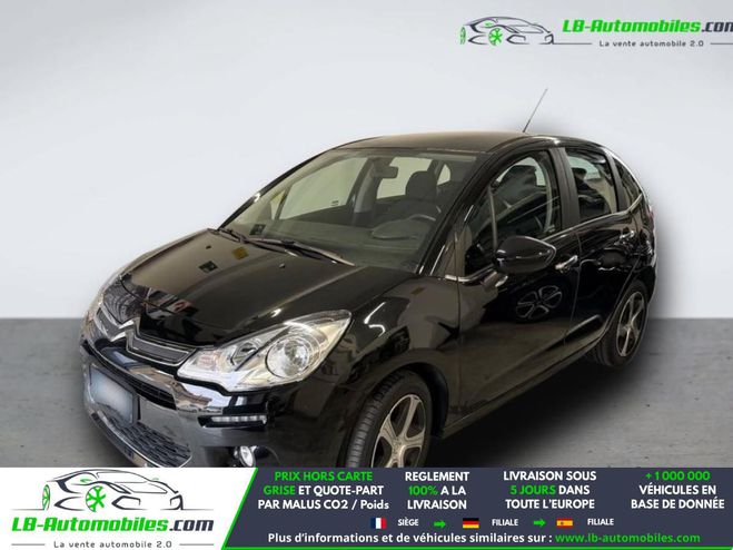 Citroen C3 PureTech 82 BVM Noir de 2016