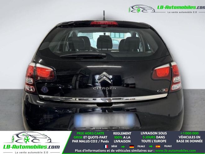 Citroen C3 PureTech 82 BVM Noir de 2016