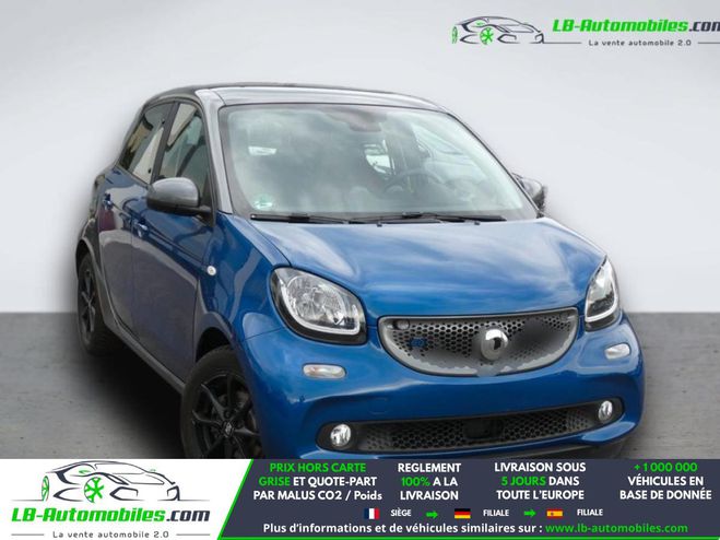 Smart Forfour 82 ch Electrique BVA Bleu M�tallique de 2019