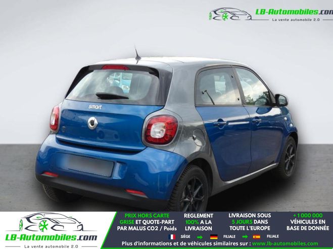 Smart Forfour 82 ch Electrique BVA Bleu M�tallique de 2019