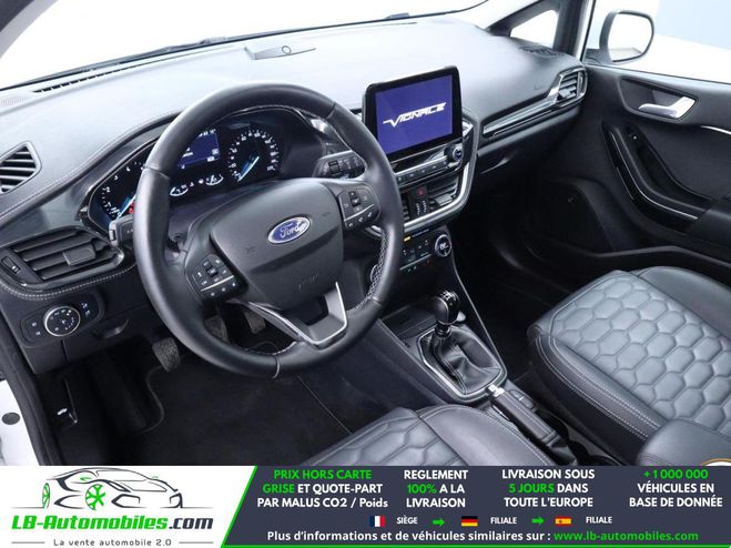 Ford Fiesta 1.0 EcoBoost 155 ch mHEV BVM Blanc M�tallique de 2020