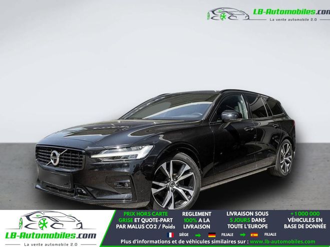 Volvo V60 B3 163 ch BVA Noir M�tallique de 2021