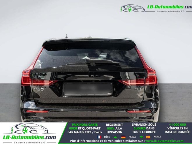 Volvo V60 B3 163 ch BVA Noir M�tallique de 2021