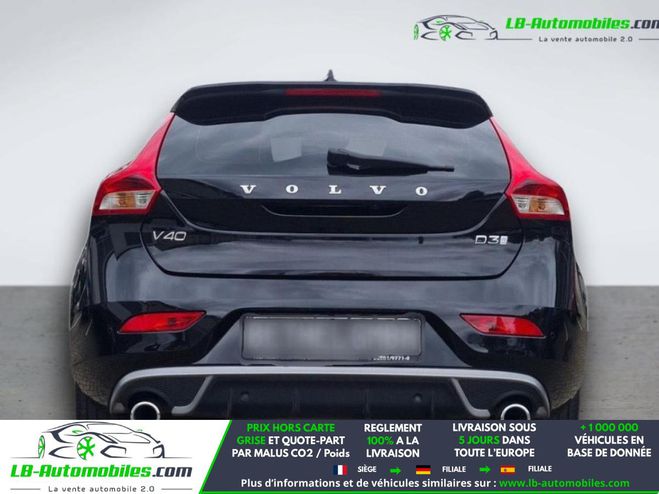 Volvo V40 D3 150 ch BVA Noir M�tallique de 2019